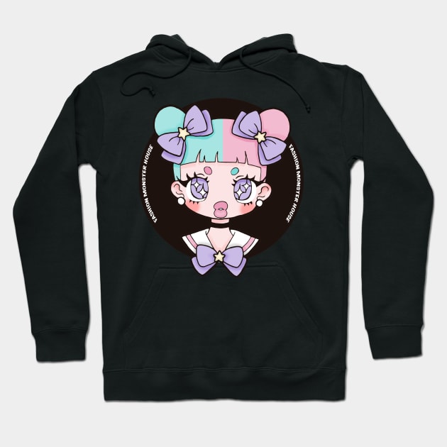 kawaii Girl Hoodie by Fashion Monster House